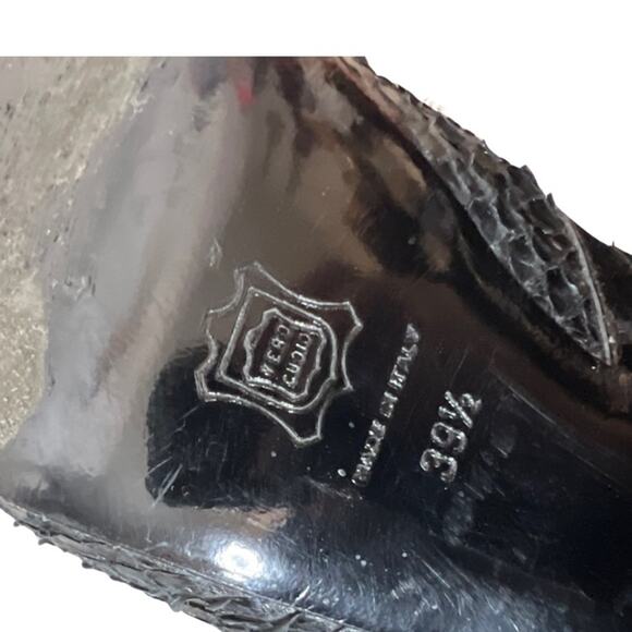 Pierre Hardy snakeskin boots black sz 39.5 - Picture 3 of 6